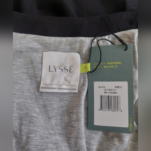 Lysse NWT Black Ladies Wrap Tie Waist Blazer Long Sleeve Size Small - Picture 9 of 9